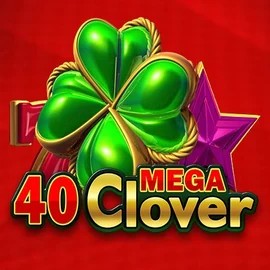 Official Slots logo: 40 Mega Clover by Amusnet Interactive at Fugu Casino