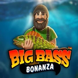 Slots logo of Big Bass Bonanza from Pragmatic Play at Fugu Casino
