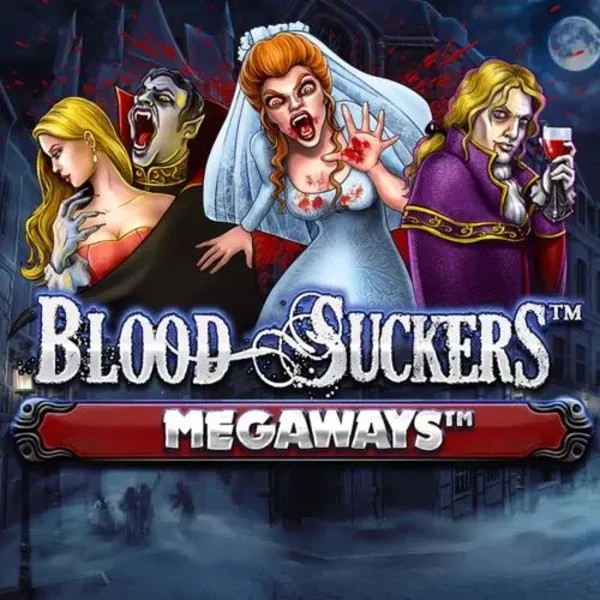 Blood Suckers Megaways slot logo by Red Tiger Gaming at Fugu Casino