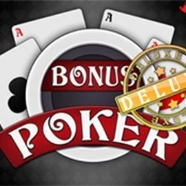 Bonus Poker Deluxe - 3 Hands casino game by RTG (Reel Time Gaming) – featured logo at Fugu Casino