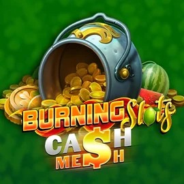 Burning Slots Cash Mesh casino game by BF Games – featured logo at Fugu Casino