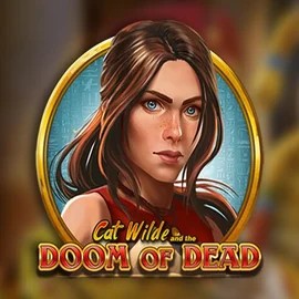 Cat Wilde and the Doom of Dead slot logo by Play'n GO at Fugu Casino