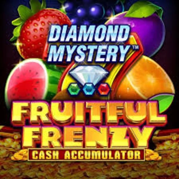 Diamond Mystery Fruitful Frenzy Cash Accumulator slot icon by Greentube, available at Fugu Casino