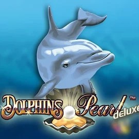 Official Slots logo: Dolphins Pearl Deluxe by Novomatic at Fugu Casino