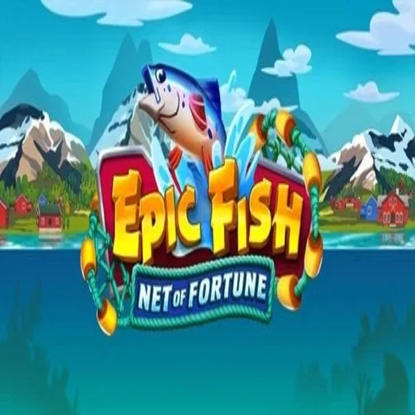 Epic Fish Net of Fortune game by Quickspin – logo hosted on Fugu Casino