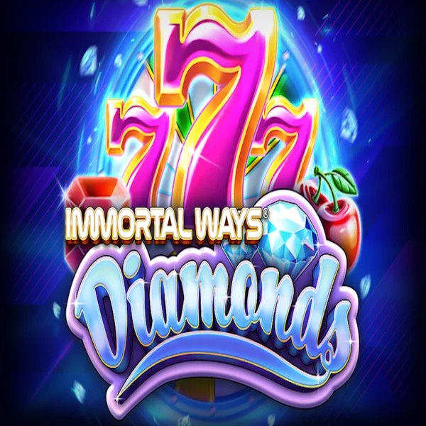 Official Slots logo: Immortal Ways Diamonds by RubyPlay at Fugu Casino