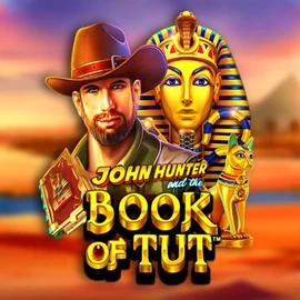 John Hunter and the Book of Tut slot logo by Pragmatic Play at Fugu Casino