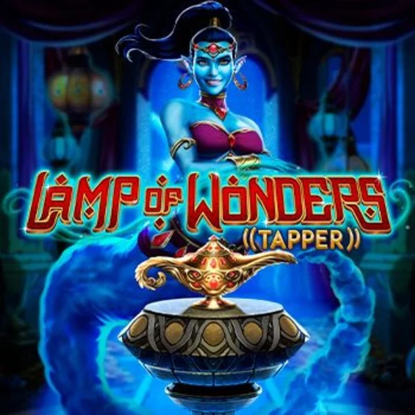 Lamp Of Wonders Tapper slot logo by Greentube at Fugu Casino