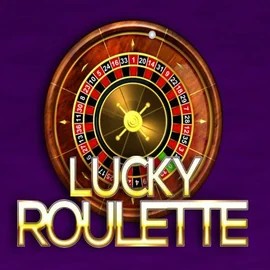 Lucky Roulette logo by Belatra Games at Fugu Casino
