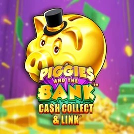Slots logo of Piggies And The Bank Cash Collect & Link from Origins at Fugu Casino