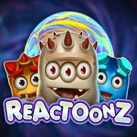 Official Slots logo: Reactoonz by Play'n GO at Fugu Casino