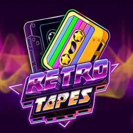 Retro Tapes logo by Push Gaming at Fugu Casino