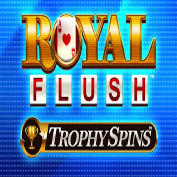Royal Flush Trophy Spins slot visual from Greentube available on ffugucasino.com