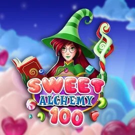 Official Slots logo: Sweet Alchemy 100 by Play'n GO at Fugu Casino