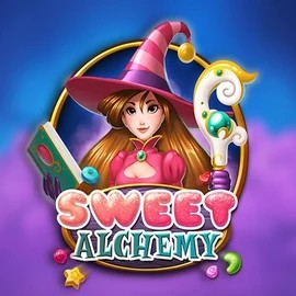Sweet Alchemy slot logo by Play'n GO at Fugu Casino