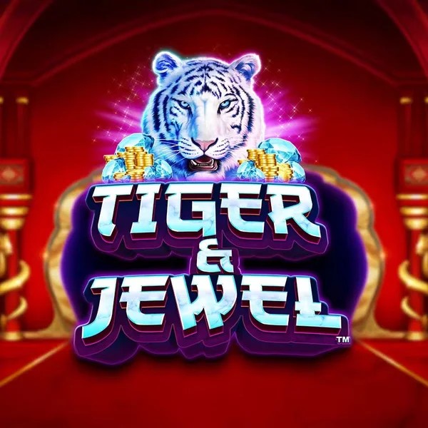 Tiger and Jewel online game logo by Greentube on ffugucasino.com